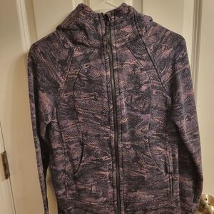 Lululemon Athletica Heathered Purple and Charcoal Jacket
